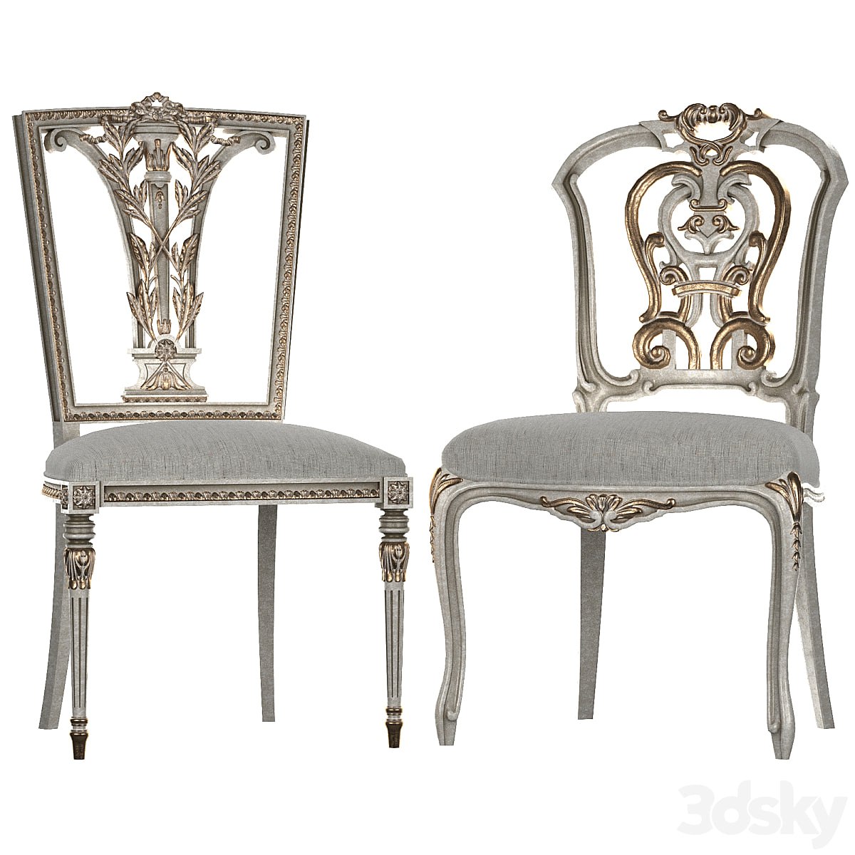 Ebanista Dauphine chairs