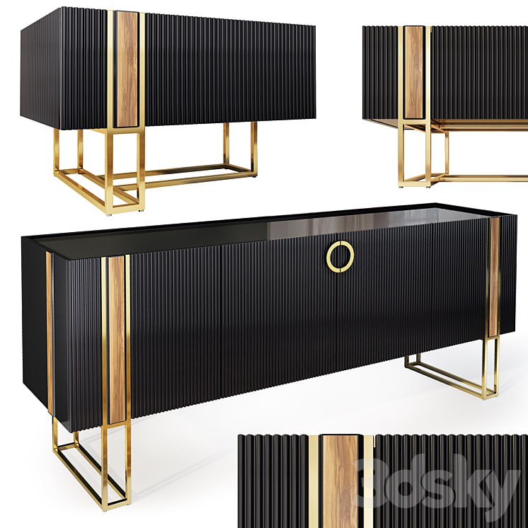 Chest and nightstand Matrix. Nightstand, sideboard by Medusa Home