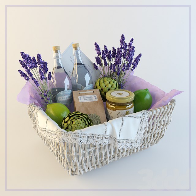Provance basket / decorative set
