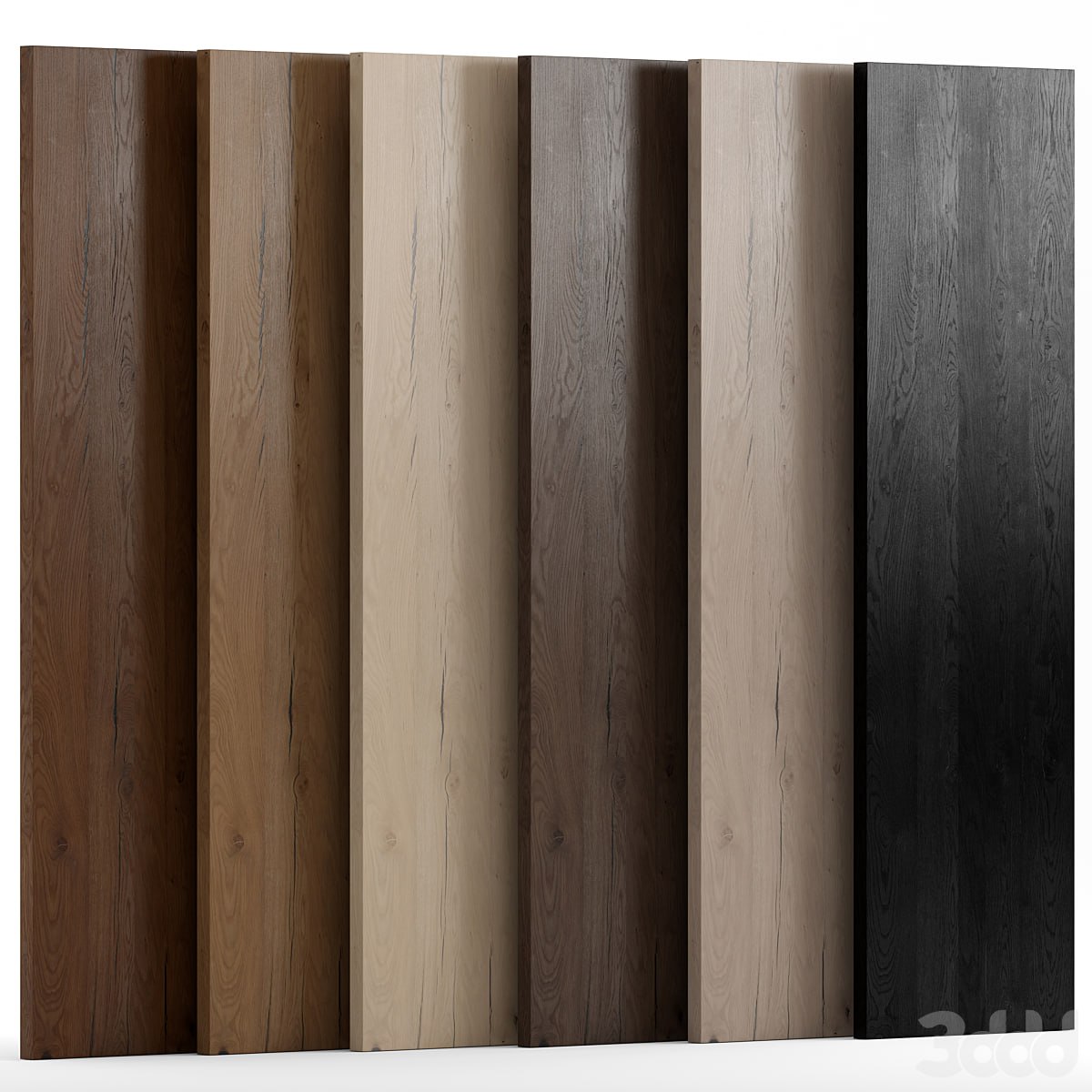 Oak wood 7 with 6 colors