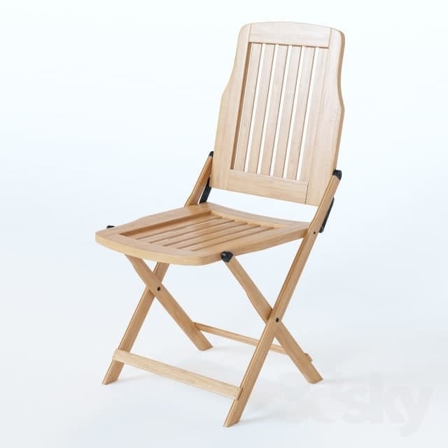 Wood Folding Chair