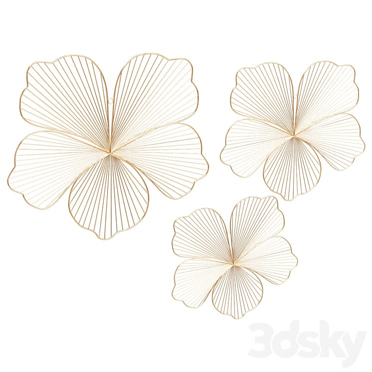 Wall Decor Wall panel flowers