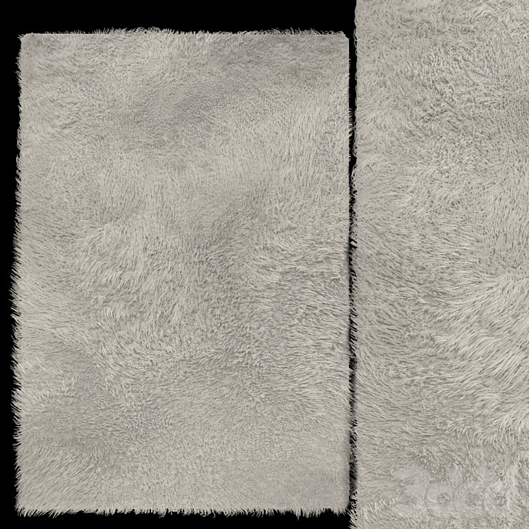 White fur Rug