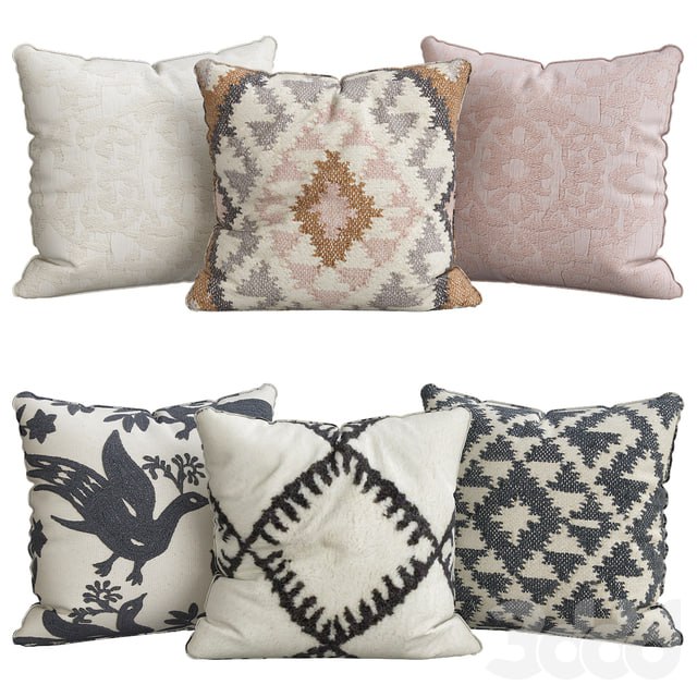 Pillows for sofa 6 pieces No. 72