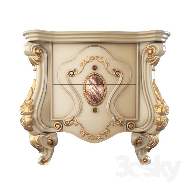 Bedside Rosalie by Bicer Kardesler Mobilya