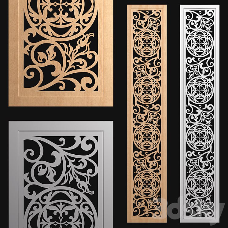 decorative panel-partition №3