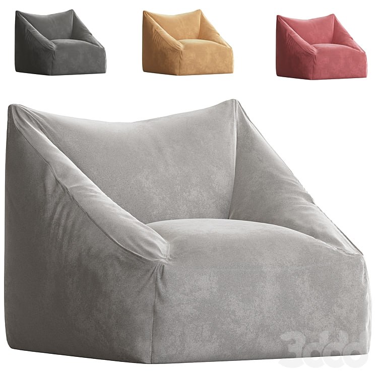 Cooper Velvet Bean Bag chair