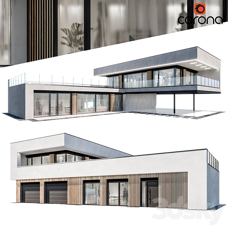 Modern house 09 | night