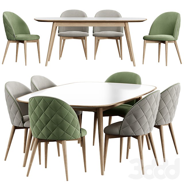 Dijon Chair HER 042 G Table