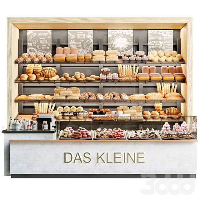 Bakery with pastries and desserts