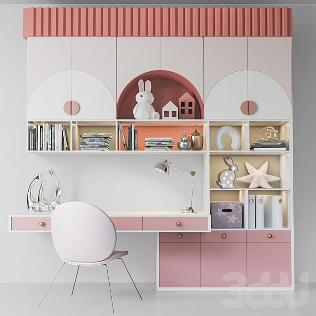 Children's wardrobe and decor, toys and stationery