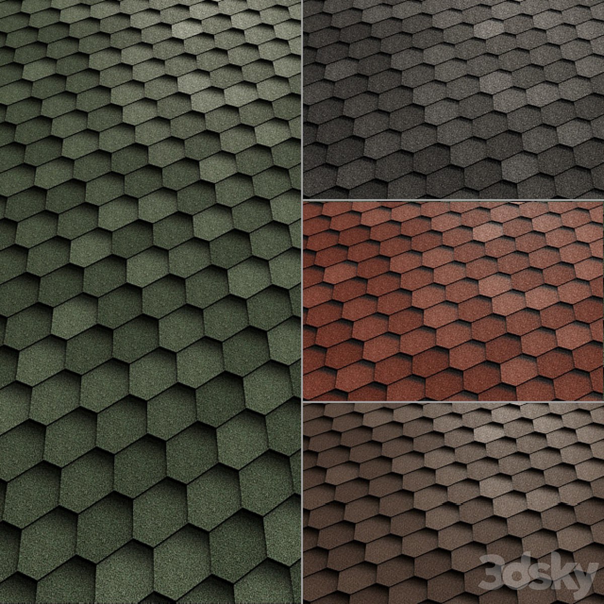 Flexible roof tiles TECHNONICOL SHINGLAS Sonata -nicol