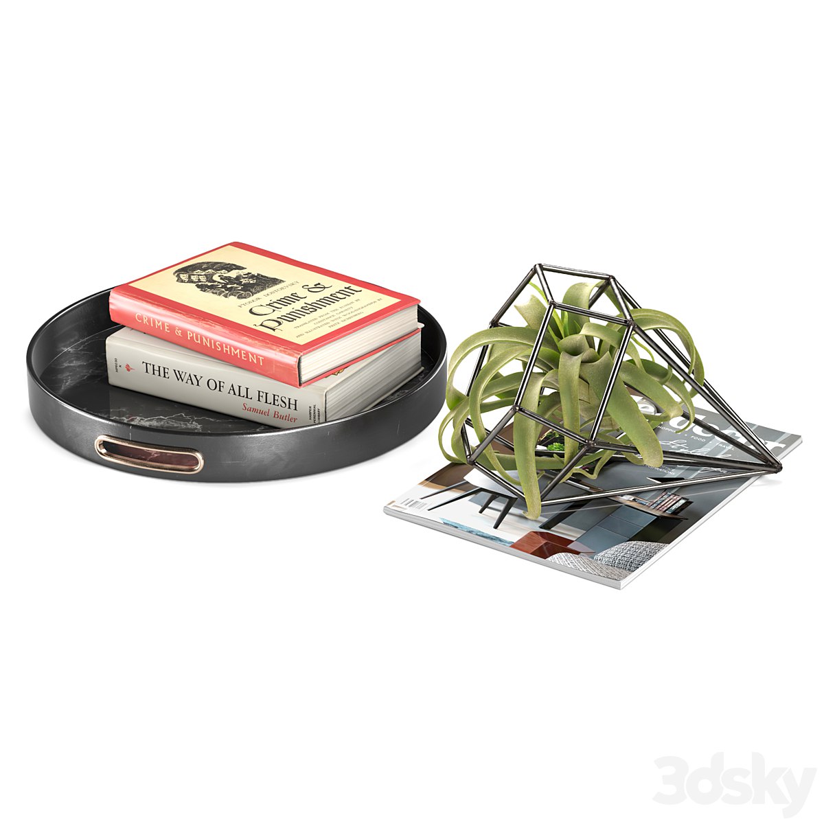 Faux Tillandsia Large decor set