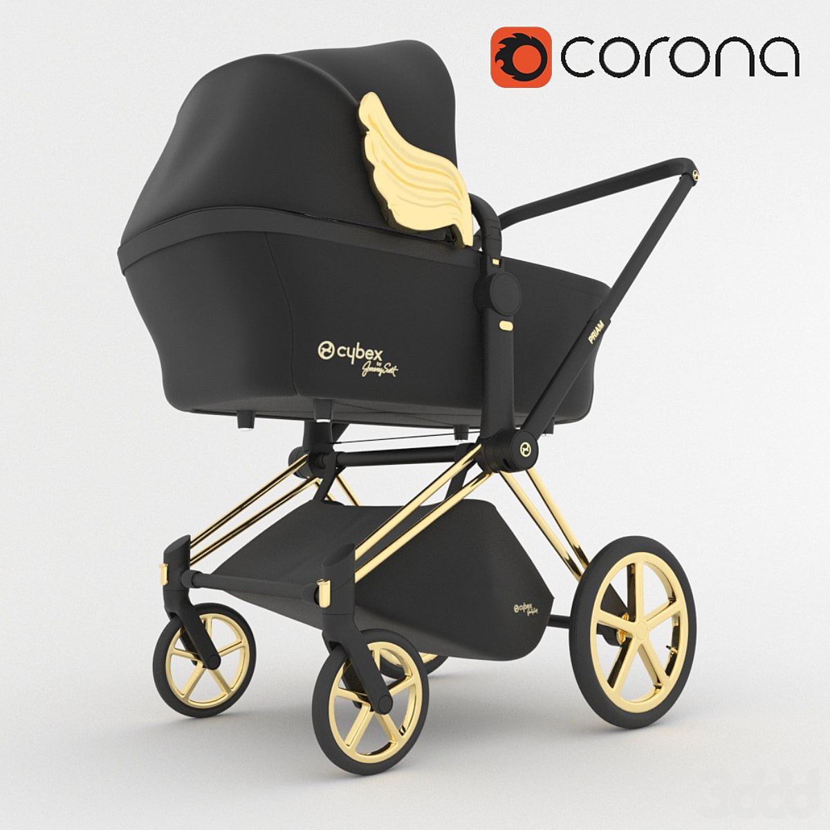 Baby Carriage Cybex Priam by Jeremy Scott
