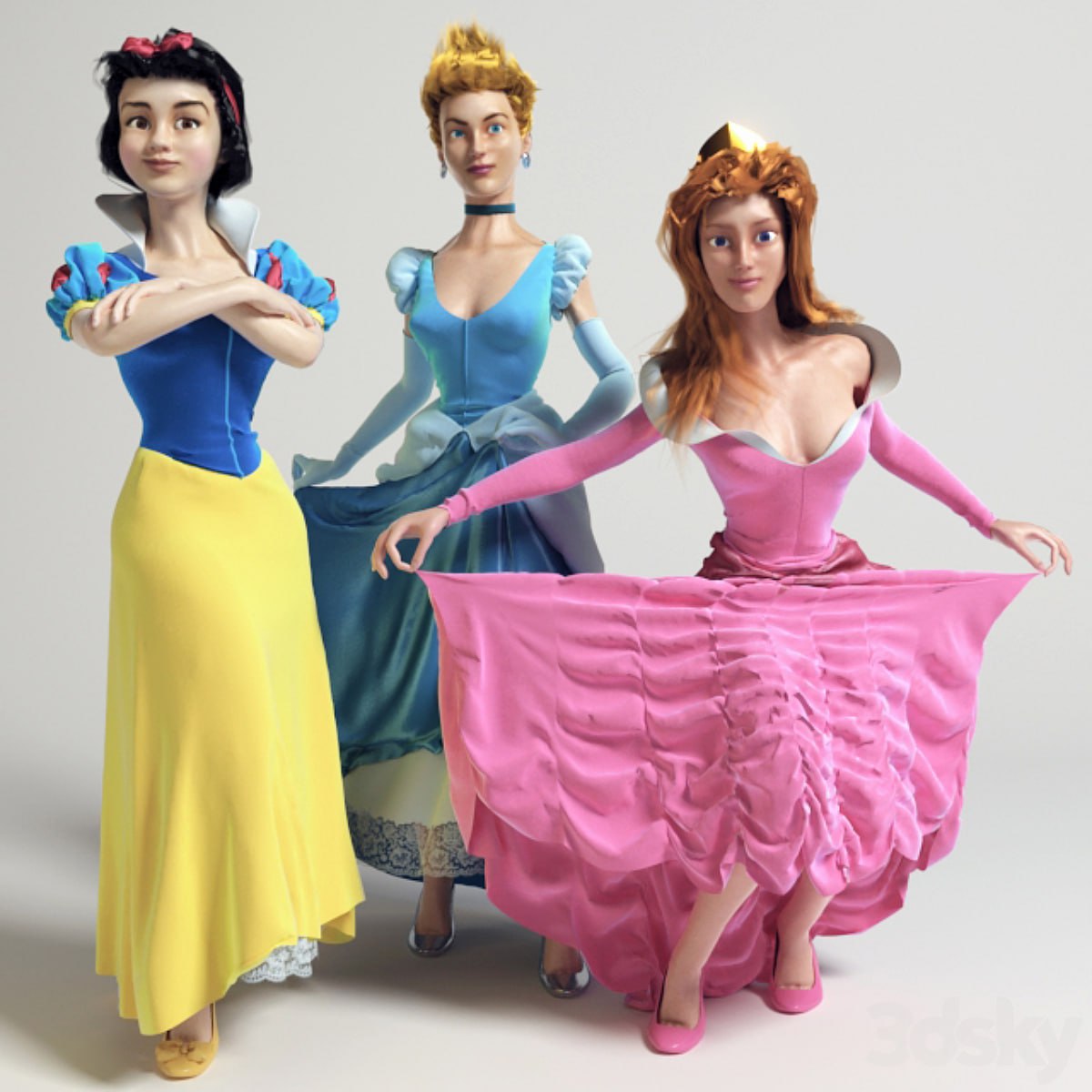 Disney Princess (vray GGX)