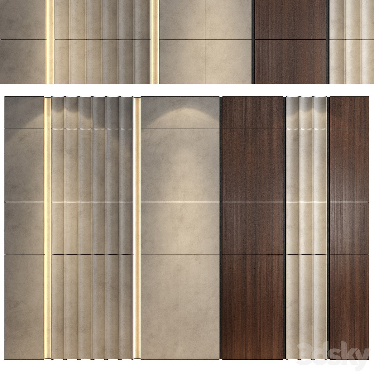 wall panels | set 149