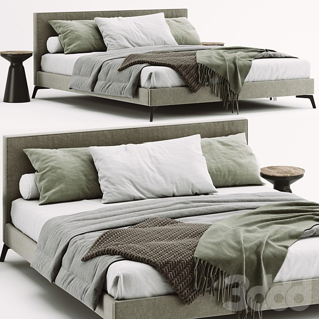 Bed Meridiani Stone Up