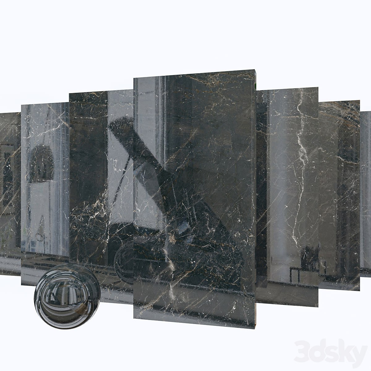Marble Set Carelia Black