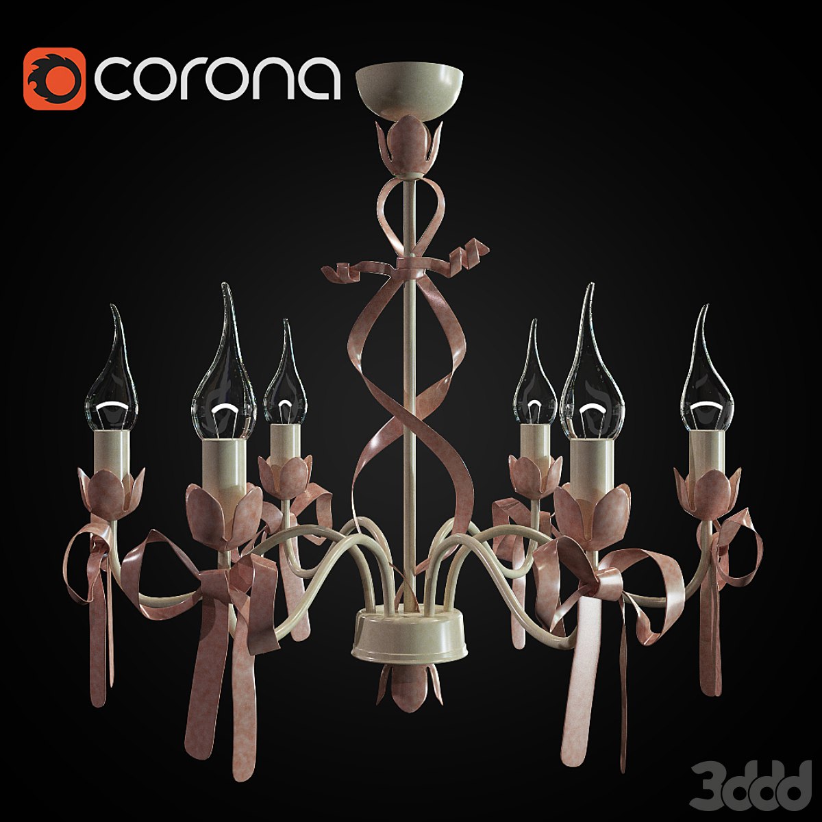 Chandelier 2527/6 Odeon light (Italy)