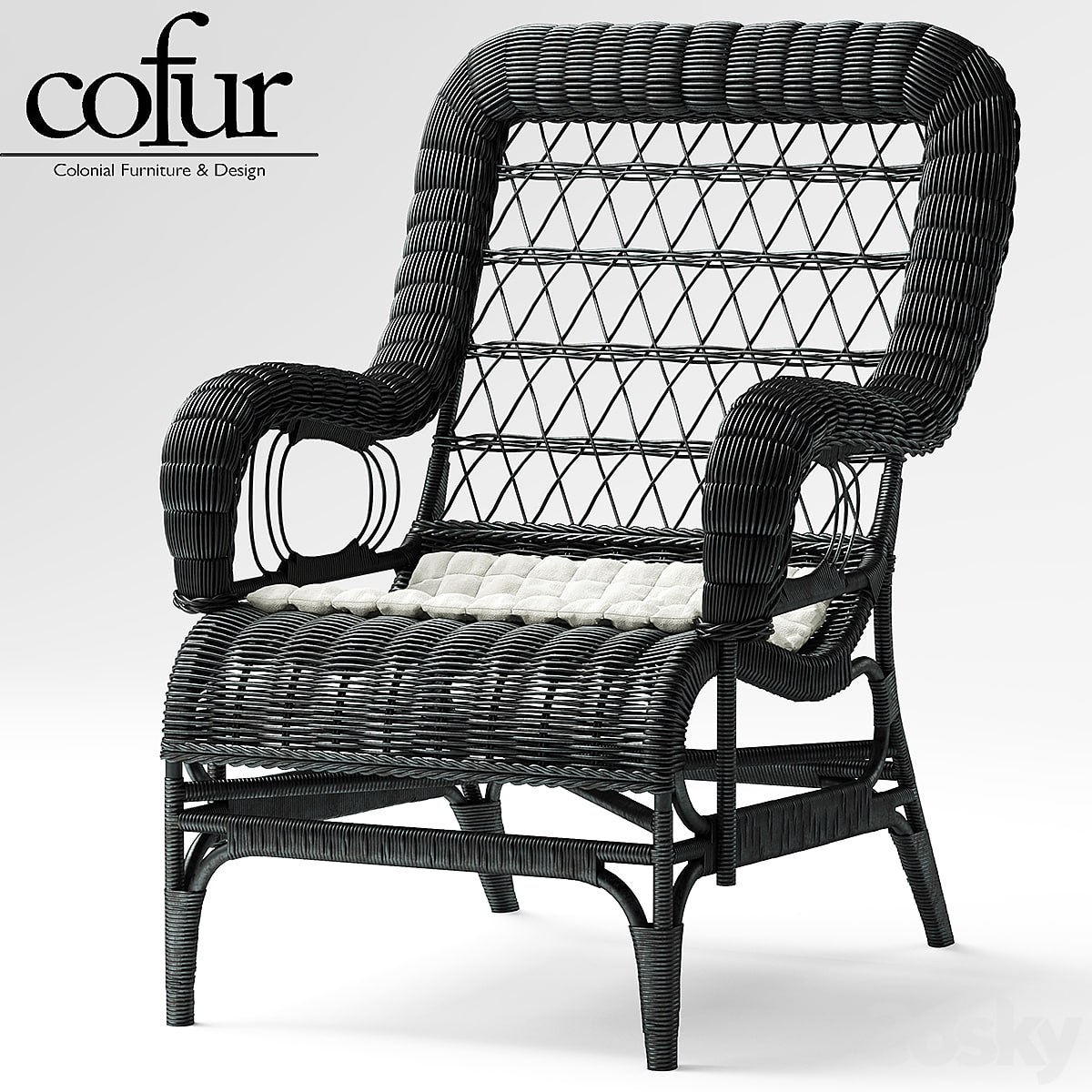 Armchair Blixen chair cofur