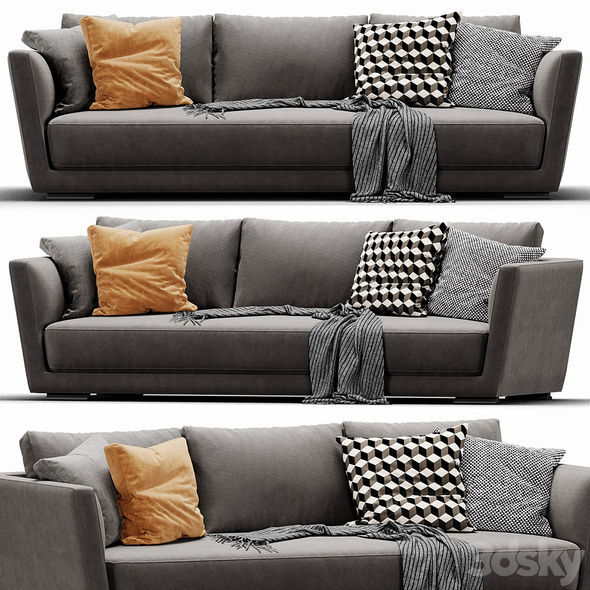 Verzelloni Lyndon 3 Seater