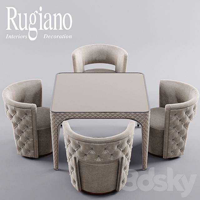 chair and table rugiano Giotto