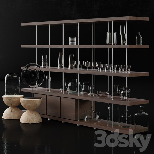 All sorts of glass and Riva 1920