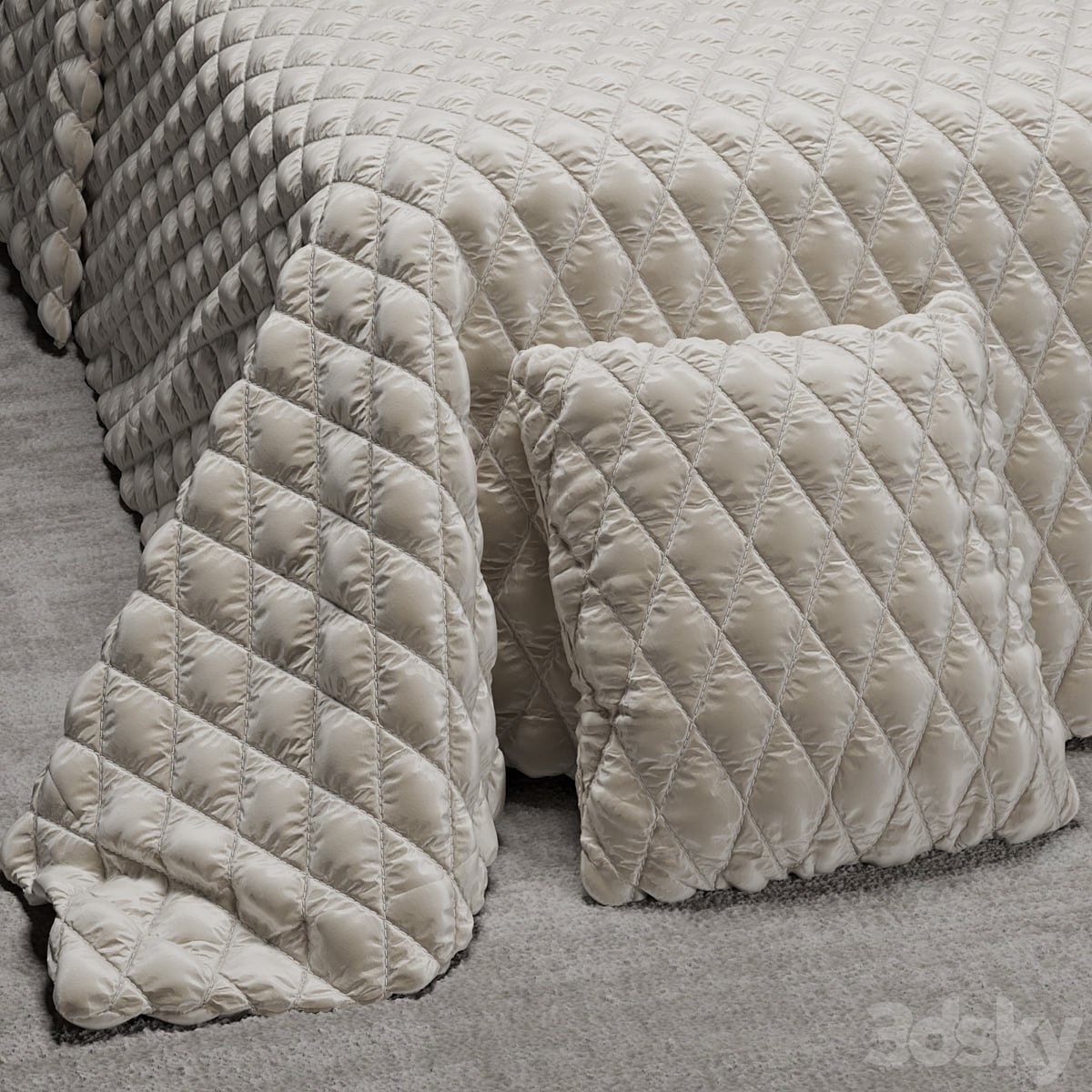 Material Quilted bedspread