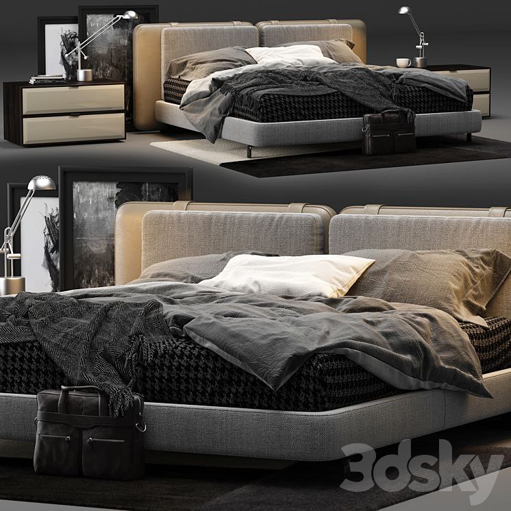 Minotti Tatlin Soft Bed