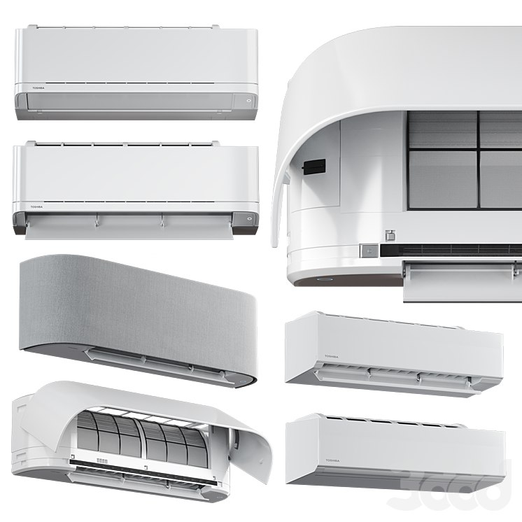 Air conditioners Toshiba HAORI, TKVG, Shorai Edge