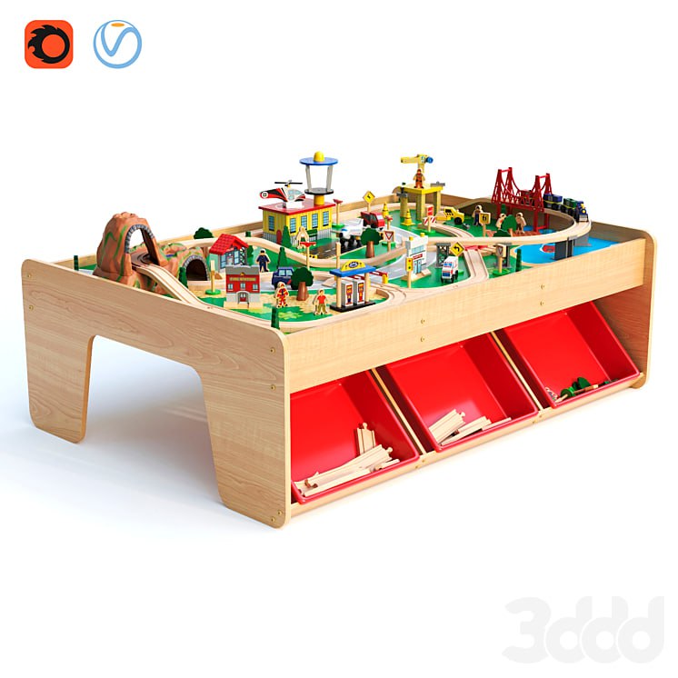 KidKraft toy railway