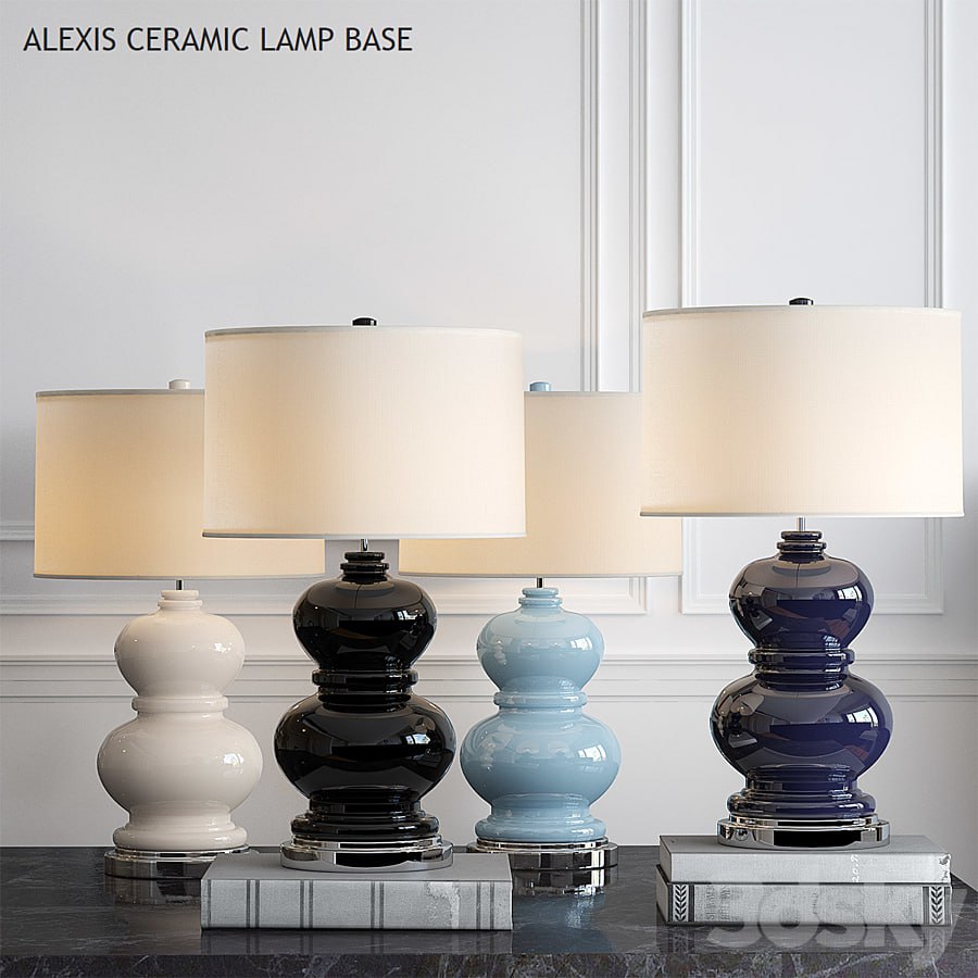 Pottery barn ALEXIS CERAMIC LAMP BASE