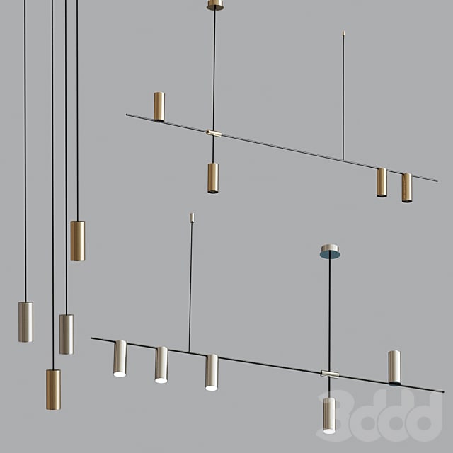 Light Geometric Pendant light Chandelier Collection 02