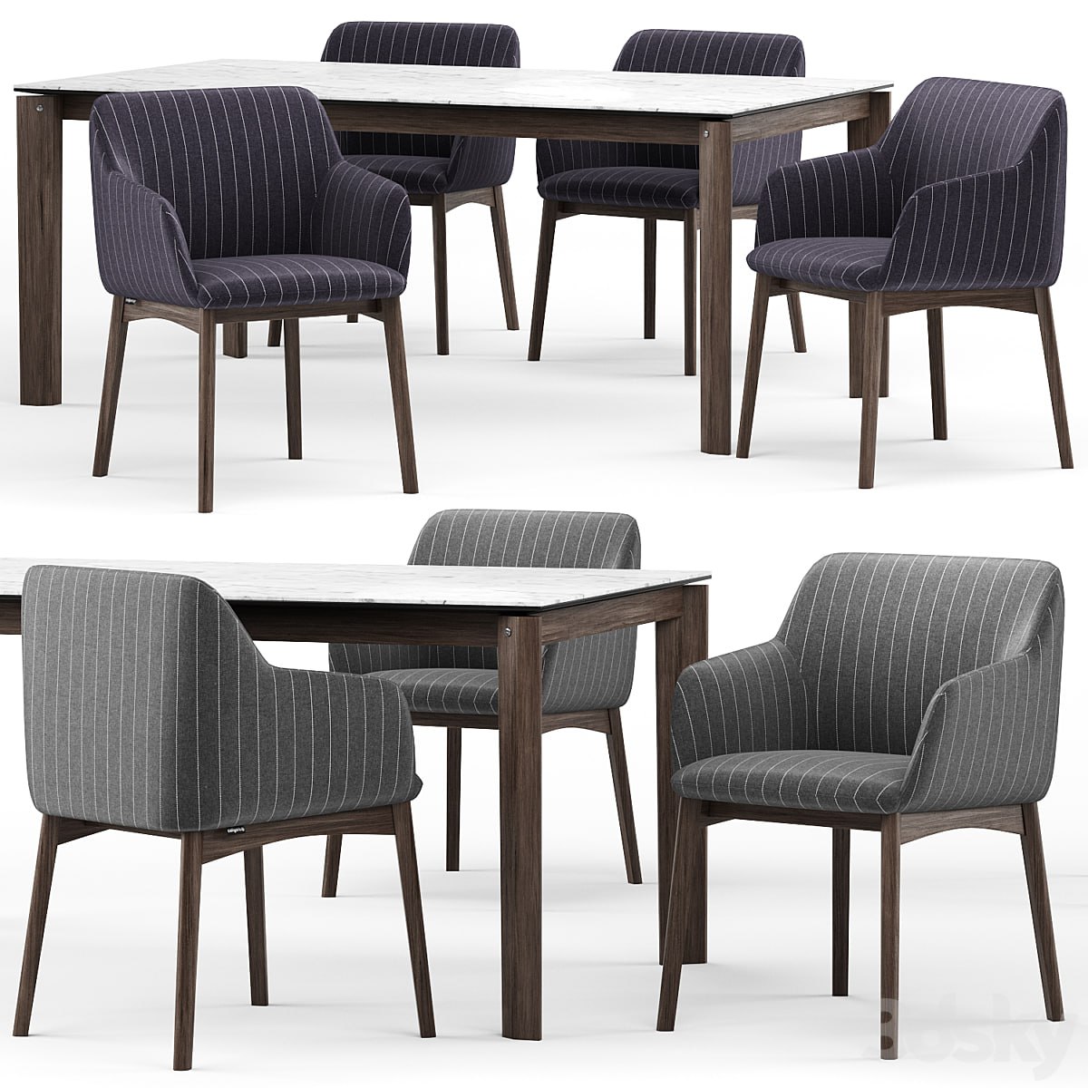 Elle chair and Alpha table - Calligaris +Chair