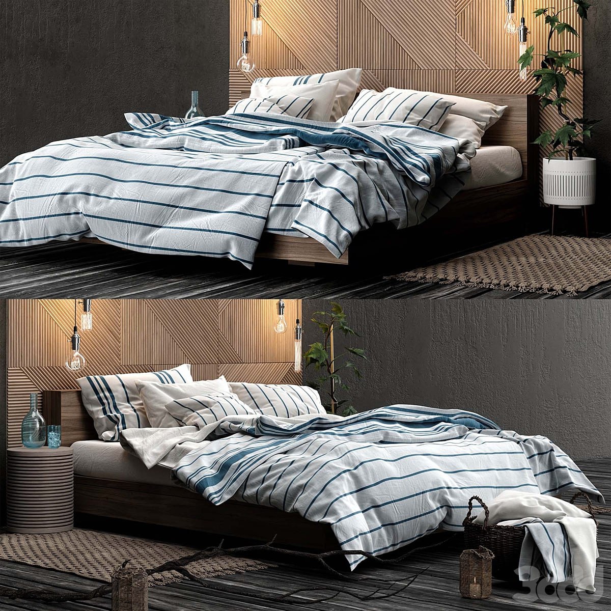 H & M bedroom set