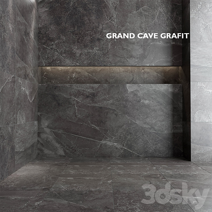 Tubadzin Monolith Grand Cave Graphite