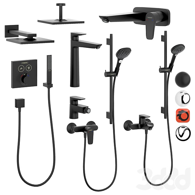 HANSGROHE Set 2 | Rainfinity | Raindance | Talis with adjustable watering can