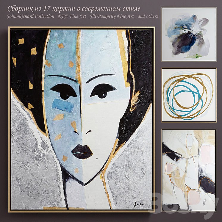 The collection of contemporary paintings (set-6)