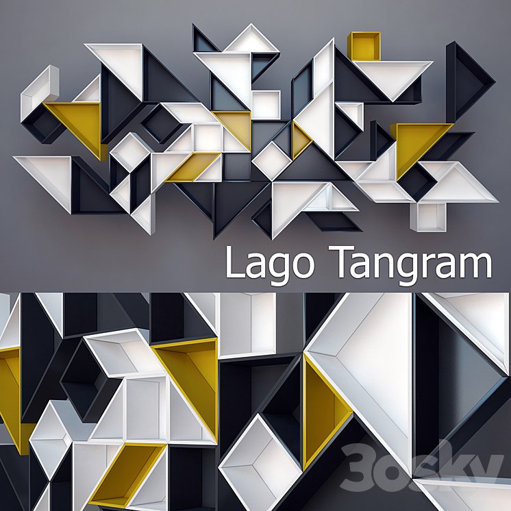 Lago Tangram shelving