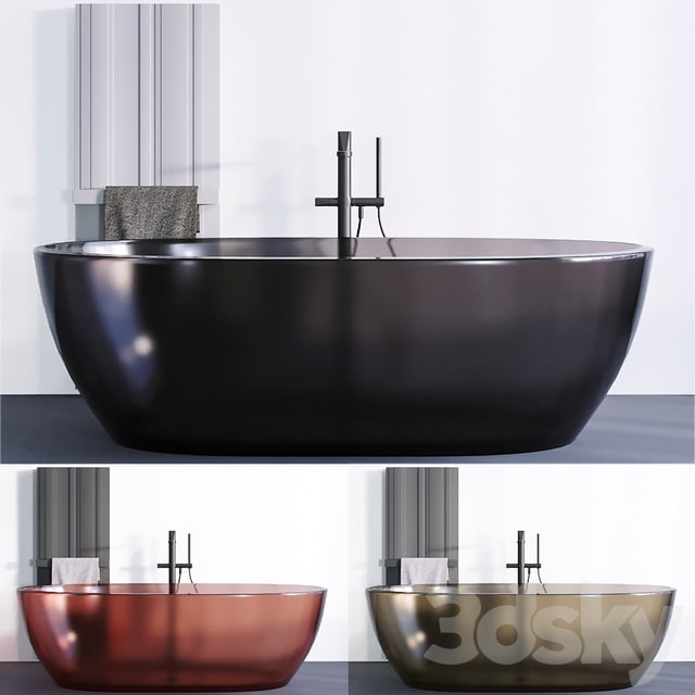 Antoniolupi bath Reflex Bit heated towel rail