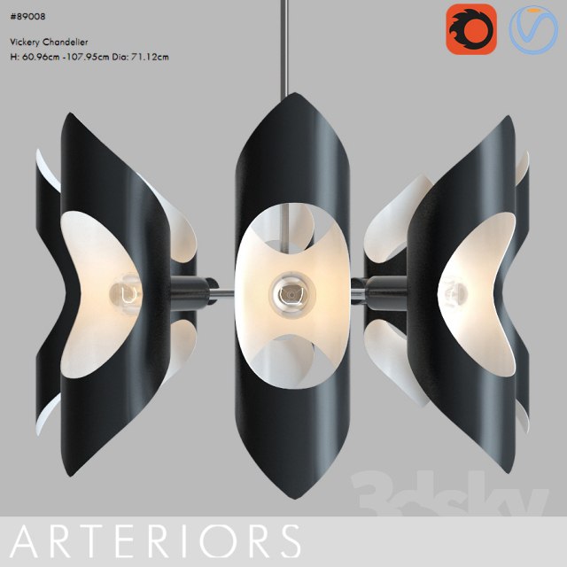 Arteriors Home Vickery 89008 Chandelier