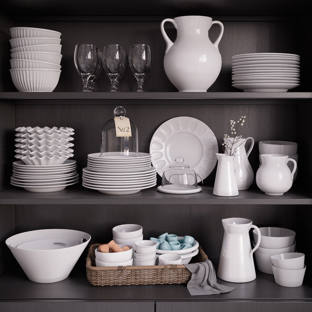Kitchen decor set 02 ,