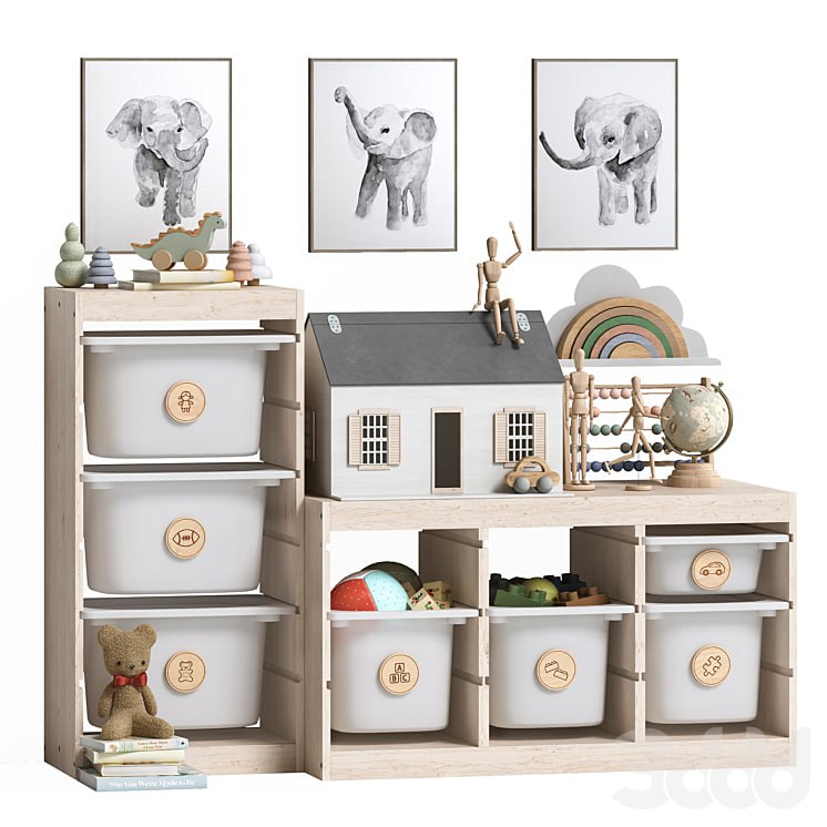 Toys, decor and furniture for nursery 5