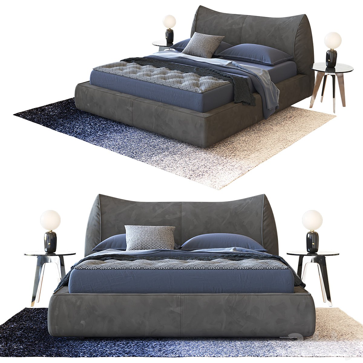 Dorelan D_Sign Smooth bed by Enrico Cesana