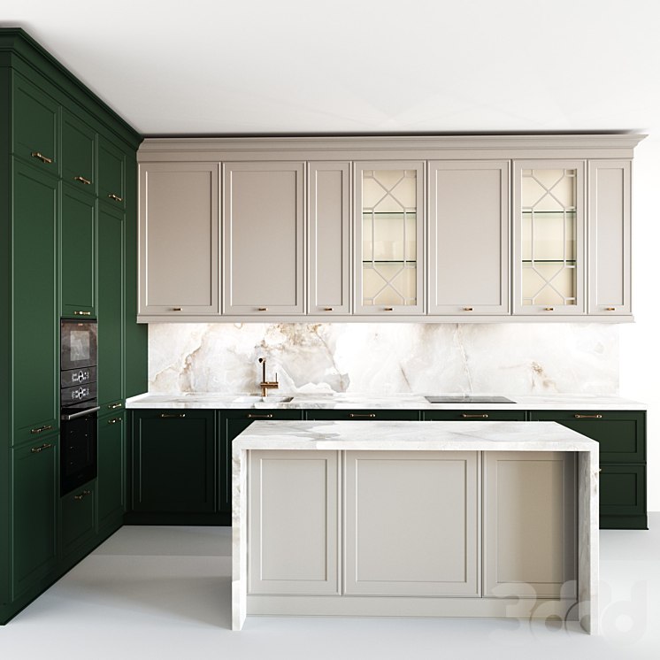 Neoclassical kitchen 05