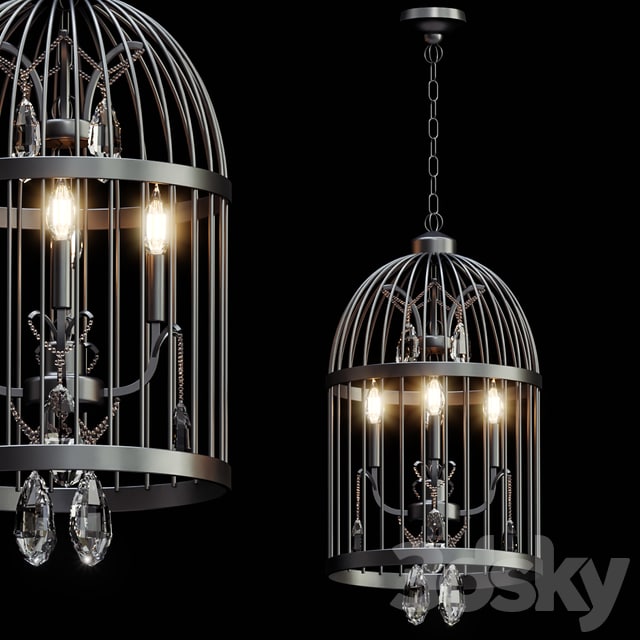 Beautiful Bird Cage Chandelier