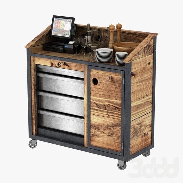 waiters in loft style