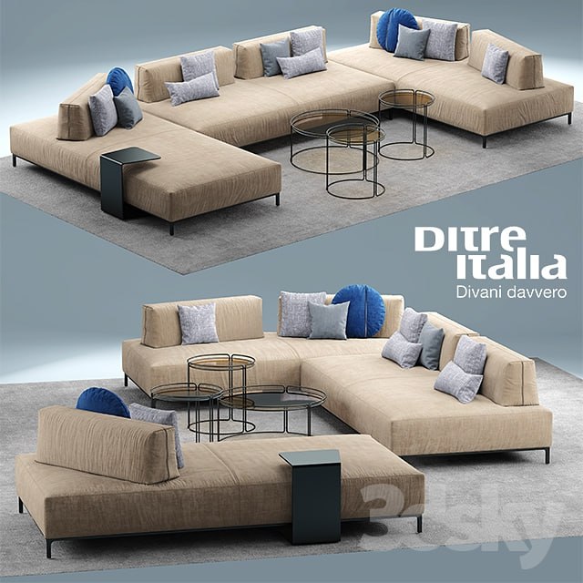 Sofa ditre italia Sanders Vray