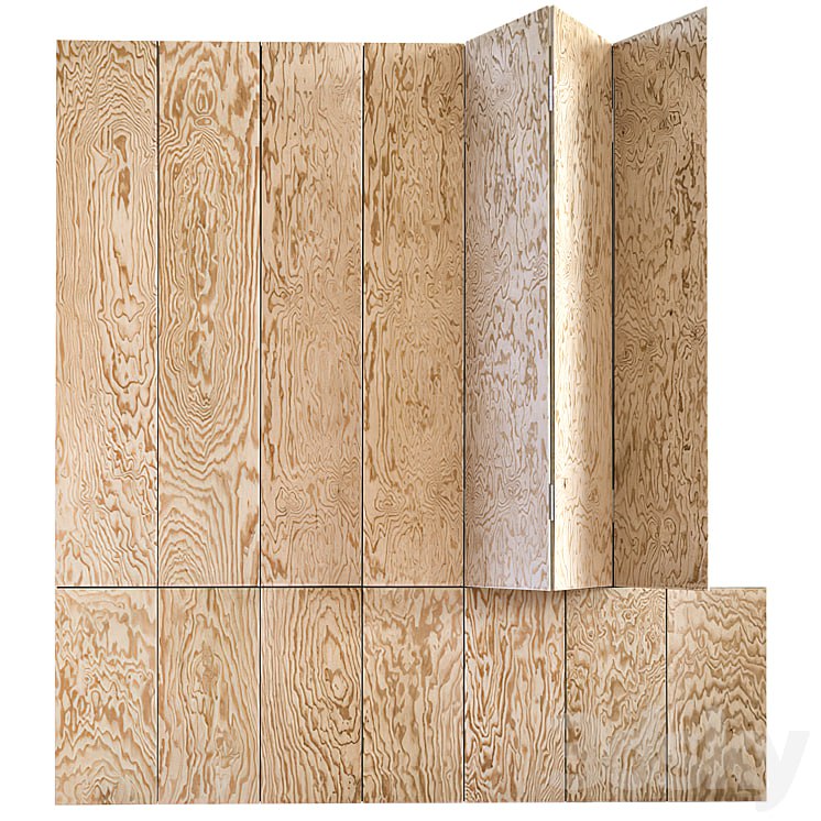 Plywood partition