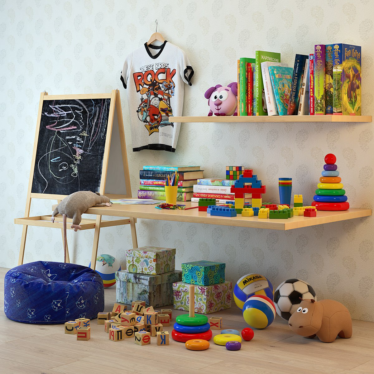 Set for children's little things -shirt